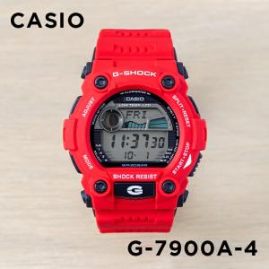 並行輸入品 10年保証 CASIO G-SHOCK カシオ Gショック G-7900A-4 腕時計 時計 ブランド メンズ 男の子 デジタル 日付 カレンダー 防水 レッド 赤 ブラック 黒｜TIME LOVERS