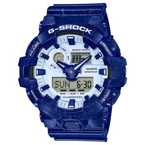 並行輸入品 10年保証 日本未発売 CASIO G-SHOCK カシオ Gショック GA-700BWP-2A 腕時計 時計 ブランド メンズ キッズ 子供 男の子 アナデジ 日付 防水｜timelovers