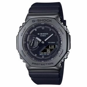 並行輸入品 10年保証 CASIO G-SHOCK カシオ Gショック GM-2100BB-1A 腕時計 時計 ブランド メンズ 男の子 アナデジ 日付 カレンダー 防水 ブラック 黒｜timelovers