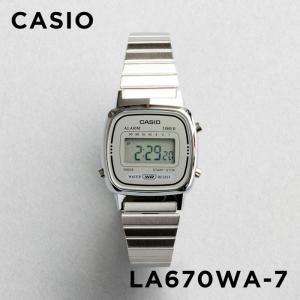 並行輸入品 10年保証 CASIO STANDARD カシオ スタンダード LA670WA-7 腕時計 時計 ブランド レディース チープカシオ チプカシ デジタル 日付 シルバー