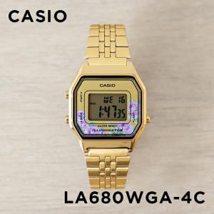 並行輸入品 10年保証 日本未発売 CASIO STANDARD カシオ スタンダード LA680WGA-4C 腕時計 時計 ブランド レディース チープカシオ チプカシ デジタル 日付 花柄