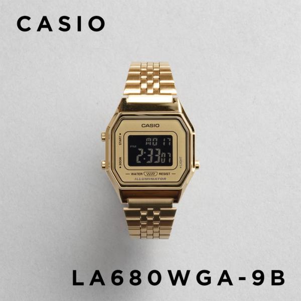 CASIO STANDARD カシオ LA680WGA-9B 腕時計 時計 ブランド レディース チ...