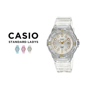 並行輸入品 10年保証 日本未発売 CASIO STANDARD LADYS カシオ LRW-200HS 腕時計 時計 ブランド レディース チープ チプカシ アナログ 日付 防水 スケルトン｜timelovers