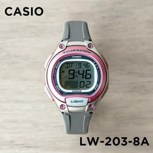 並行輸入品 10年保証 CASIO STANDARD カシオ スタンダード LW-203-8A 腕時計 時計 ブランド レディース チープカシオ チプカシ デジタル 日付 グレー