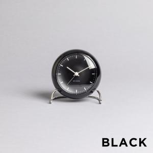 並行輸入品 訳あり 小キズあり ARNE JACOBSEN TABLE CLOCK CITY HALL アルネ ヤコブセン テーブル クロック シティホール 置き時計 時計 ブランド アナログ｜timelovers