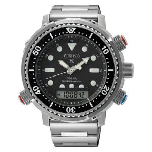 並行輸入品 10年保証 日本未発売 SEIKO PROSPEX DIVER SCUBA セイコー プロスペックス ダイバースキューバ SNJ033 腕時計 ブランド メンズ アナデジ ソーラー