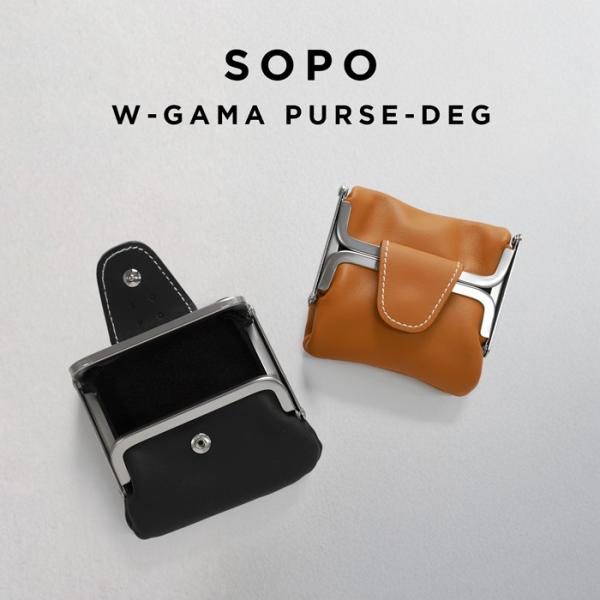 SOPO W-GAMA PURSE-DEG ソポ 財布 小銭入れ コインケース SO27 ウォレット...