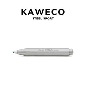 並行輸入品 KAWECO STEEL SPORT BALLPEN カヴェコ スチールスポーツ ボールペン 筆記用具 文房具 ブランド 油性 ギフト プレゼント 北欧 シルバー