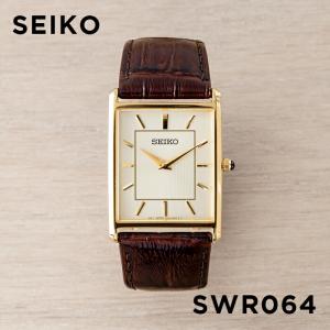 並行輸入品 10年保証 日本未発売 SEIKO ESSENTAILS セイコー エッセンシャルズ SWR064 腕時計 時計 ブランド メンズ レディース 逆輸入 アナログ 革ベルト 角型｜timelovers