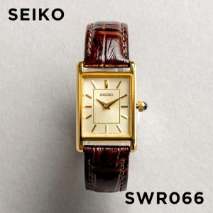 並行輸入品 10年保証 日本未発売 SEIKO ESSENTAILS セイコー エッセンシャルズ SWR066 腕時計 時計 ブランド レディース 逆輸入 アナログ レザー 革ベルト 角型