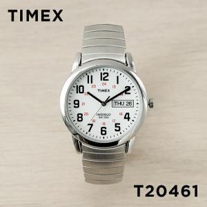 並行輸入品 TIMEX EASY READER タイメックス イージーリーダー デイデイト 35MM T20461 腕時計 時計 ブランド メンズレディース アナログ シルバー 白 メタル｜timelovers