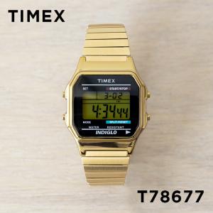 並行輸入品 TIMEX CLASSIC タイメックス クラシック デジタル T78677 腕時計 時計 ブランド メンズレディース 男の子 女の子 デジタル ゴールド 金 フルメタル｜timelovers