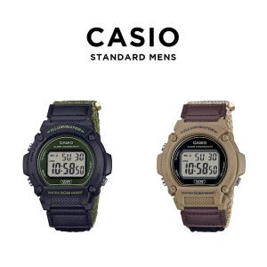 並行輸入品 10年保証 日本未発売 CASIO STANDARD MENS カシオ スタンダード W-219HB 腕時計 時計 ブランド メンズ チープ チプカシ デジタル 日付 防水 ナイロン｜timelovers