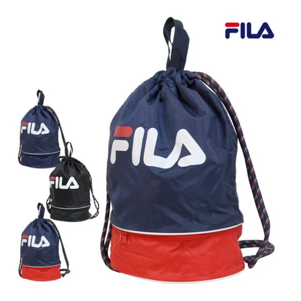 プールバッグ キッズ 男の子 子供 フィラ FILA 二重底 スイミングバッグ ビーチバッグ ナップ...