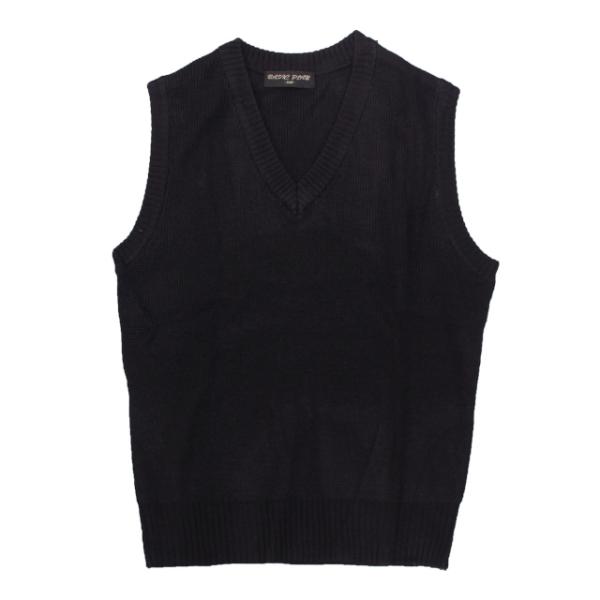 スクール ベスト 子供 ジュニア キッズ 無地 Vネック ニットベスト 学生 男の子 女の子 洗濯機...