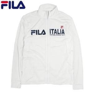 ラッシュガード メンズ 水着 FILA(フィラ) 長袖 UVジャケット ジップアップ 紫外線対策 日焼け防止 UVカット スイムウェア