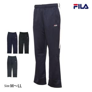 ジャージ パンツ 下 メンズ フィラ FILA 男性 裏起毛 ソフトタッチ　ロングパンツ ジム フィットネス スポーツウェア M L LL｜timely