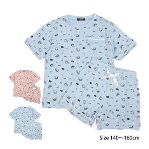 ルームウェア 上下セット 半袖 半ズボン 女の子 キッズ ジュニア Tシャツ ショートパンツ セットアップ パジャマ 140cm 150cm 160cm｜timely