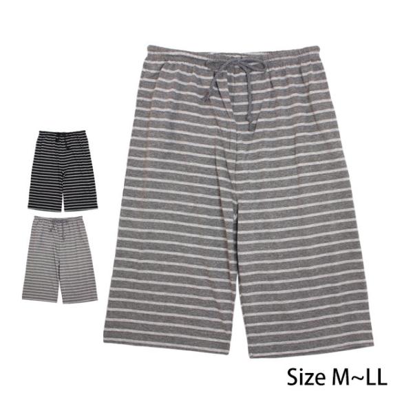 ルームパンツ ハーフ丈 レディース 女の子 ウエストゴム リラックス パンツ ズボン ルームウェア ...