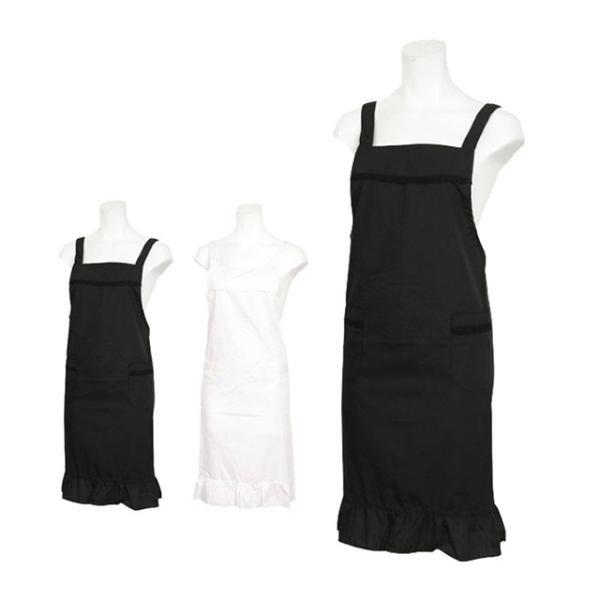 フォーマルエプロン レディース フォーマル 白 無地 冠婚葬祭のお手伝いに礼装用エプロン クロス型エ...