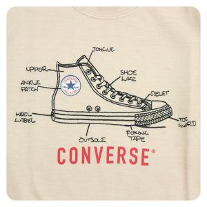 Tシャツ 長袖 キッズ コンバース CONVE...の詳細画像2