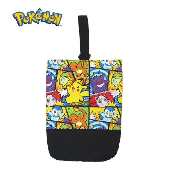 シューズバッグ キルティング 男の子 ポケモン 上靴入れ シューズケース 幼稚園 小学校 入園入学準...