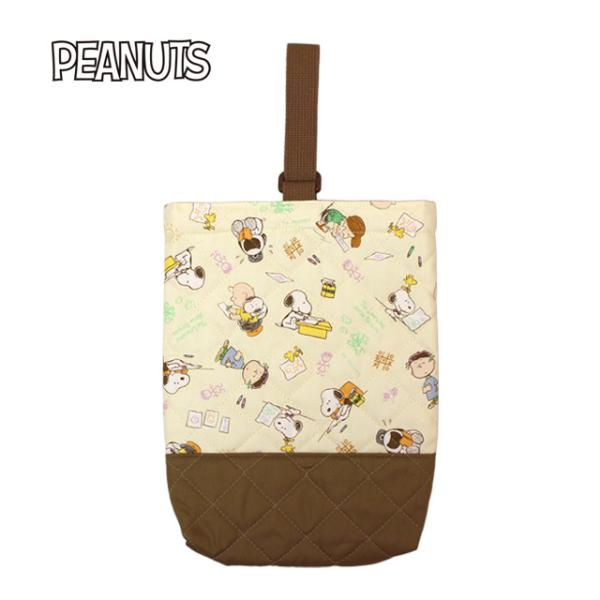 シューズバッグ キルティング 女の子 PEANUTS キルト 上靴入れ シューズケース 幼稚園 小学...