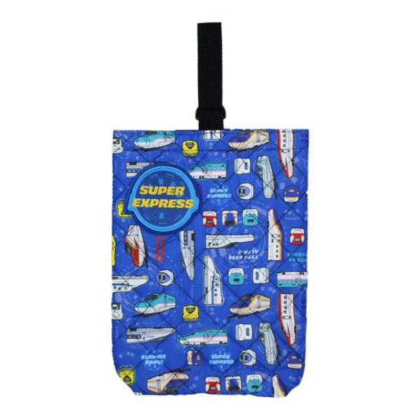 シューズバッグ キッズ 新幹線 シューズケース 上靴袋 男の子 靴入れ 入学準備 キルティング  キ...