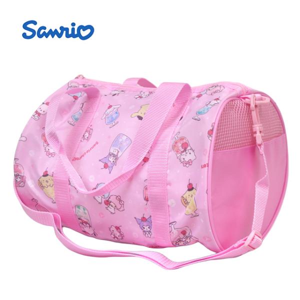 プールバッグ 女の子 2WAY サンリオキャラクターズ ロールボストン 手提げ 肩掛け キッズ 子供...