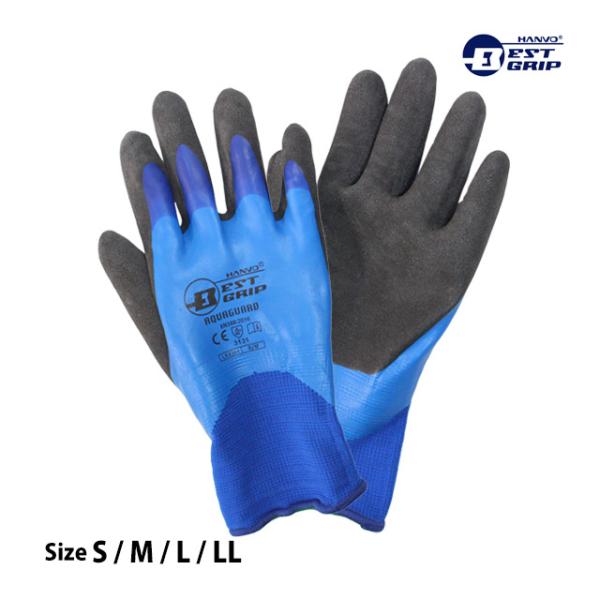 滑り止め 手袋 作業 背抜き 手袋 天然ゴム 手の甲までコーティング S M L LL lkx301...