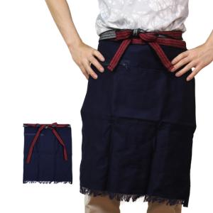 前掛け　作業用エプロン　和風　企業エプロン　ヴィンテージ 前掛け 帆前掛け ポケット付 酒屋さんや八百屋さんみたいな丈夫な作業