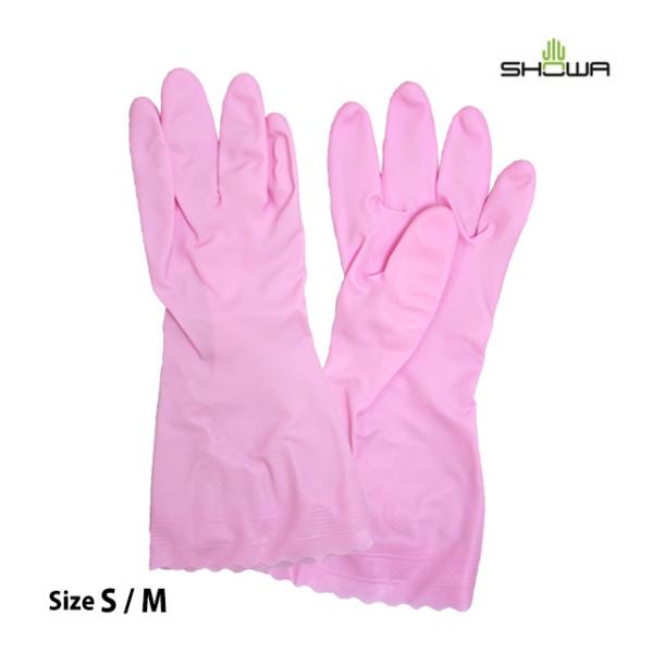 ゴム手袋 作業 手袋 キッチン 掃除 手袋 S M ナイスハンドミュー 薄手 ショーワグローブ