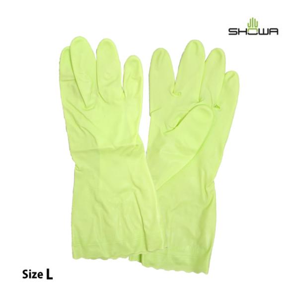 ゴム手袋 作業 手袋 キッチン 掃除 手袋 L ナイスハンドミュー 薄手 ショーワグローブ