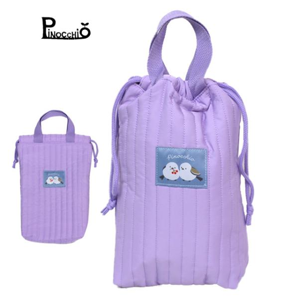 シューズバッグ キッズ シマエナガ 女の子 シューズケース 上靴袋 靴入れ 入学準備 キルティング ...