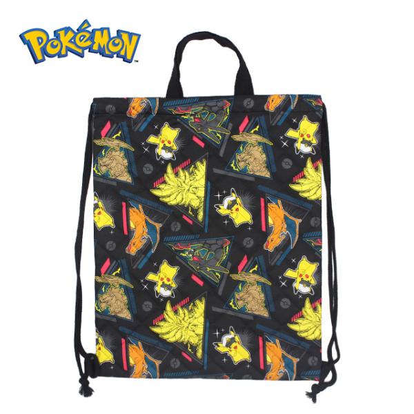 ナップサック キルティング ポケモン 体操着入れ 男の子 子供 林間学校 着替え バッグ 巾着 キャ...