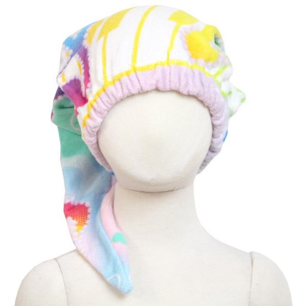タオル キャップ 子供 キッズ 女の子 ミュージック スイミング 水泳 プール キャップ タオル ヘ...