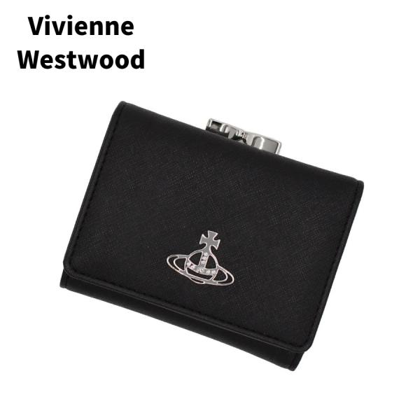 VIVIENNE WESTWOOD ヴィヴィアン ウエストウッド 2つ折り財布 SAFFIANO B...