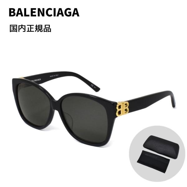 国内正規品 BALENCIAGA バレンシアガ BB0135SA-001 サングラス アジアンフィッ...
