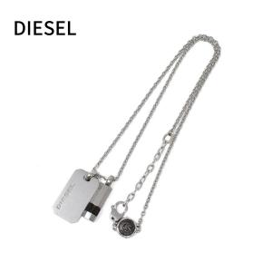 DIESEL ディーゼル DX1156040 ネックレス ドッグタグ ペンダント プレート アクセサリー 男性 メンズ｜timemachine