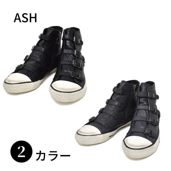 ASH アッシュ FW14-V-87462 Virgin バージン 靴 ベルト ハイカット スニーカ...
