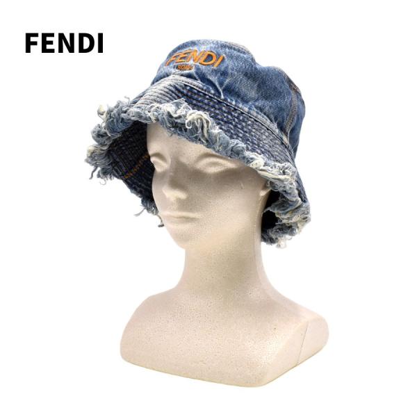 FENDI フェンディ FXQ963 AN9J FORU7 帽子 ハット バケットハット バケハ ブ...