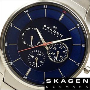 【訳あり：裏ぶた少しキズ有・BOX訳あり】スカーゲン/SKAGEN/クオーツ/アナログ表示/マルチカ...