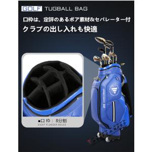 ゴルフ キャディバッグ キャスター付き メンズ...の詳細画像2