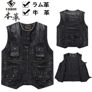 44サイズ]ワイツーレザー PV-05 VINTAGE HORSE LIGHT ZIP VEST