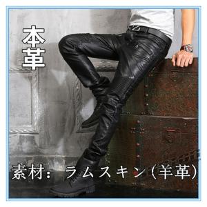 NANKAI（ナンカイ） レザーパンツ ブーツカット 牛革 ブラック RDP-07