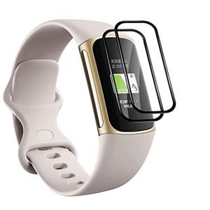 for Fitbit Charge5 フィルムPET素材 3D液晶全面保護フィルム