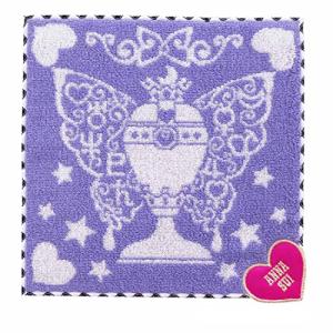 ミニタオルハンカチ 0001 パープル 110565-0001-02
