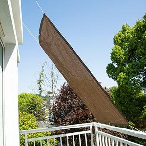 SUNNY GUARD日除けシェード 1.8×1.8m モカ クールシェード 窓 オーニング