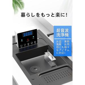 食器洗浄機 超音波食器洗浄機 野菜お肉OK 家...の詳細画像3