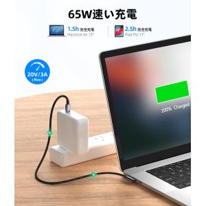 HOTNOW USBC-USBC直角ケーブル3...の詳細画像1